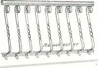 An illustration from Manchester Iron Works, architectural, structural, ornamental iron and steel. (1916)
