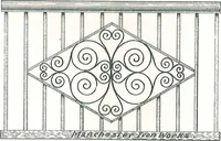 An illustration from Manchester Iron Works, architectural, structural, ornamental iron and steel. (1916)