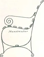 An illustration from Manchester Iron Works, architectural, structural, ornamental iron and steel. (1916)