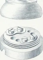 An illustration from Manufacture de lampes A incandescence & d'appareillage general pour l'electricite La Frana§aise. (1900)
