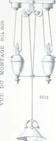An illustration from Manufacture de lampes A incandescence & d'appareillage general pour l'electricite La Frana§aise. (1900)
