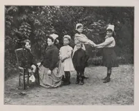 An illustration from Breton singing games (1910)