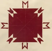 An illustration from Sample book of quilt and embroidery patterns (1895)