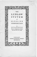 An illustration from The Ludlow System of Slugline Composition (1927)