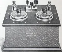 An illustration from Muirhead & Co., electrical engineers & contractors and manufacturers of electrical & telegraphic apparatus. (1893)