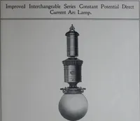 An illustration from Multiple series and constant current arc lamps for direct current circuits. (1907)
