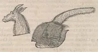 An illustration from Museum Wormianum; seu, Historia rerum rariorum, tam naturalium, quam artificialium, tam domesticarum, quam exoticarum, quae Hafniae Danorum in a aedibus authoris servantur (1655)