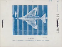An illustration from Preliminary Investigation of the Static Longitudinal and Lateral Stability Characteristics of a 1/20-Scale Model of the Mcdonnell F4H-1 Airplane at Mach Numbers of 1.59, 1.89, and 2.09 (1956)