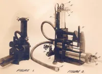 An illustration from Instrument for Measuring Engine Clearance Volumes (1920)