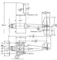 Picture 2 of 6 from Pressure distribution on wing ribs of the VE-7 and TS airplanes in flight (1927), leaf 6