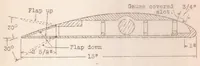 An illustration from Wind Tunnel Tests on an Airfoil Equipped with a Split Flap and a Slot (1929)