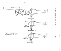 An illustration from Some studies on the aerodynamic effect of the gap between airplane wings and fuselages (1929)