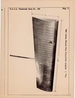 Picture 1 of 3 from Characteristics of an Airfoil as Affected by Fabric Sag (1932), leaf 6