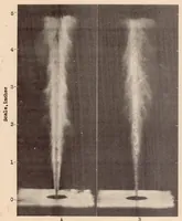 An illustration from Experiments on the Distribution of Fuel in Fuel Sprays (1932)