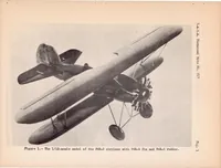 An illustration from The Aerodynamic Forces and Moments on a Spinning Model of the F4B-2 Airplane as Measured by the Spinning Balance (1935)