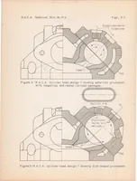 An illustration from Effect of Combustion-chamber Shape on the Performance of a Prechamber Compression-ignition Engine (1934)