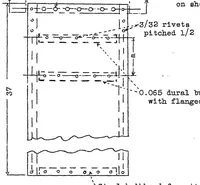 An illustration from Strain measurements on small duralumin box beams in bending (1937)