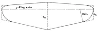 An illustration from Charts for determining the pitching moment of tapered wings with sweepback and twist (1933)