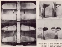 An illustration from Free-spinning Wind-tunnel Tests of a Low-wing Monoplane with Systemic Changes in Wings and Tails (1937)
