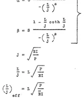 An illustration from Tables of stiffness and carry-over factor for structural members under axial load (1938)