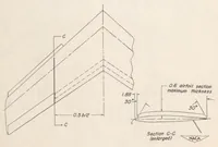 Picture 2 of 9 from Investigation of Low-speed Aileron Control Characteristics at a Reynolds Number of 6,800,000 of a Wing with Leading Edge Swept Back 42 Degrees with and Without High-lift Devices (1949), leaf 15