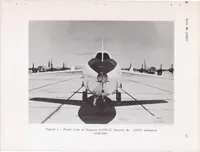 An illustration from Flight Measurements with the Douglas D-558-II (buaero No. 37974) Research Airplane : Measurements of Wing Loads at Mach Numbers up to 0.87 (1950)