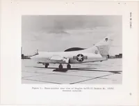 An illustration from Flight Measurements with the Douglas D-558-II (buaero No. 37974) Research Airplane : Measurements of Wing Loads at Mach Numbers up to 0.87 (1950)