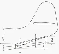 An illustration from Tank Investigation of the Grumman JRF-5 Airplane with a Single Hydro-ski and an Extended Afterbody (1951)