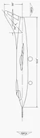 An illustration from Some Measurements of the Buffet Region of a Swept-wing Research Airplane During Flights to Supersonic Mach Numbers (1953)