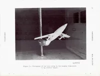 An illustration from Investigation at High Subsonic Speeds of the Effect of Adding Various Combinations of Missiles on the Aerodynamic Characteristics of Sweptback and Unswept Wings Combined with a Fuselage (1954)