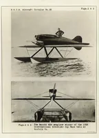 An illustration from Macchi M. 39 Seaplane: Single-Seat Racer with an 800 HP. Fiat "A-S2" Engine (1927)