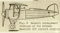 Picture 2 of 3 from The Morane Sauliner 222 airplane (French) : a single-seat pursuit monoplane (1929), leaf 5