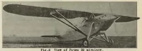 An illustration from The "Potez 39" observation airplane (French) : an all-metal high-wing two-seat monoplane (1930)