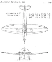 An illustration from Heinkel HE 70 commercial airplane (German) : a seven-seat cantilever low-wing monoplane (1933)