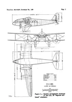 An illustration from D.H. 86 "Express Air Liner" (British) : a four-engine biplane (1934)
