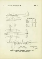An illustration from The Short "Scion Senior" commercial airplane (British) : a four-engine high-wing cantilever monoplane (1936)