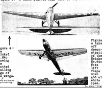 An illustration from Heinkel He 64 C sport airplane (German) : a two-seat low-wing cantilever monoplane (1933)