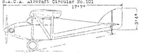An illustration from The A.B.C. "Robin" (British) : a single-seat cabin monoplane (1929)