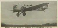 Picture 1 of 3 from The A. B. Flygindustri "K 37" (Swedish Junkers) : A Low-Wing All-Metal Military Airplane (1929), leaf 10