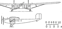 An illustration from The Dyle and Bacalan "DB 70" commercial airplane (French) : an all-metal high-wing monoplane (1930)
