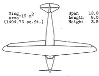 An illustration from The Dyle and Bacalan "D.B. 80" day mail airplane (French) : an all-metal high-wing monoplane (1930)