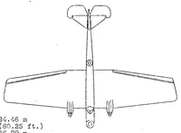 An illustration from The Amiot 140 M military airplane (French) : an all-metal multiplace high-wing monoplane (1931)