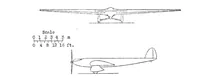 An illustration from The Bernard 80 G.R. long-distance airplane (French) : a two-place cantilever monoplane (1931)