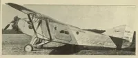 An illustration from The Loire 11 colonial military airplane (French) : a high-wing semicantilever all-metal monoplane (1932)