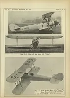 An illustration from The Avro 631 training airplane (British) : a two-seat light biplane (1932)