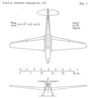 An illustration from The Messerschmidt M.29 touring airplane (German) : a two-seat cantilever monoplane (1932)