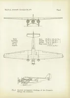 An illustration from Nieuport-Delage 590 Military airplane (French) : a two-place high-wing cantilever monoplane (1932)