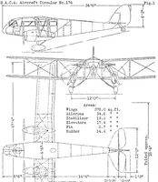 An illustration from The D.H."Dragon Moth" commercial airplane (British) : a twin-engine 6-passenger biplane (1933)