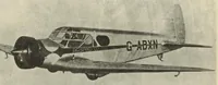 An illustration from The Airspeed "Courier" commercial airplane (British) : a low-wing cantilever monoplane (1933)