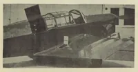 An illustration from The Comper "Mouse" commercial airplane (British) : a three-seat cabin low-wing monoplane (1933)